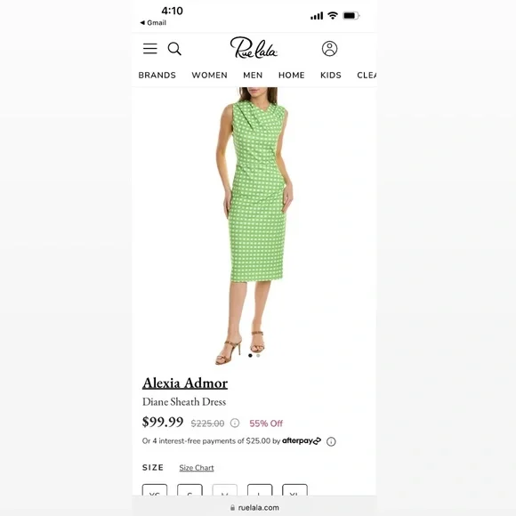 NWT Alexia Admor Sheath Midi Dress - Picture 2 of 5